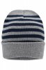 MB7138 Czapka beanie zimowa w paski Myrtle Beach