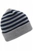 MB7138 Czapka beanie zimowa w paski Myrtle Beach