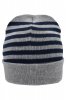 MB7138 Czapka beanie zimowa w paski Myrtle Beach