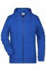8025 Bluza damska z kapturem zapinana na zamek James & Nicholson